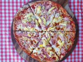 ham and pine - Farmer Brown_s Pizza